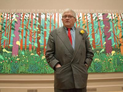 Hockney set for London exhibit - David Hockney will be featured in a new exhibition at London's Royal Academy.
