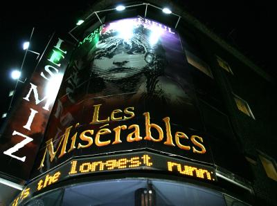 Theatre-goers flock to London's West End - London theatres are thriving, thanks to hit shows shows like Les Miserables.