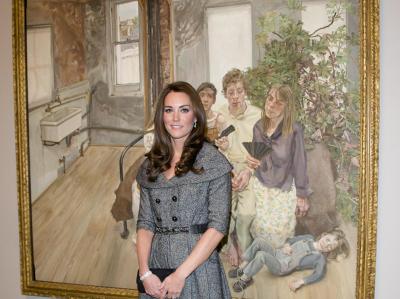 London Celebrates Lucian Freud Paintings - Iconic portraits by the late Lucian Freud are on display at London's National Portrait Gallery.
